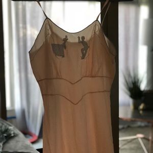Pale pink vintage #bertandmary nightgown size 0-2